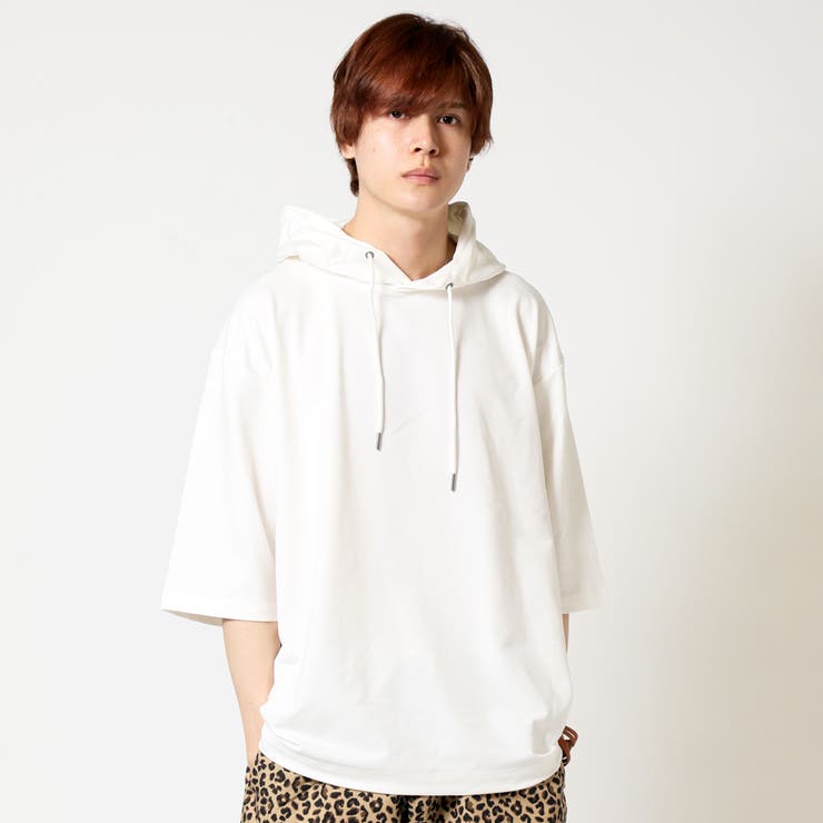 春夏パーカー メンズ ビッグシルエット[品番：RQ000003719