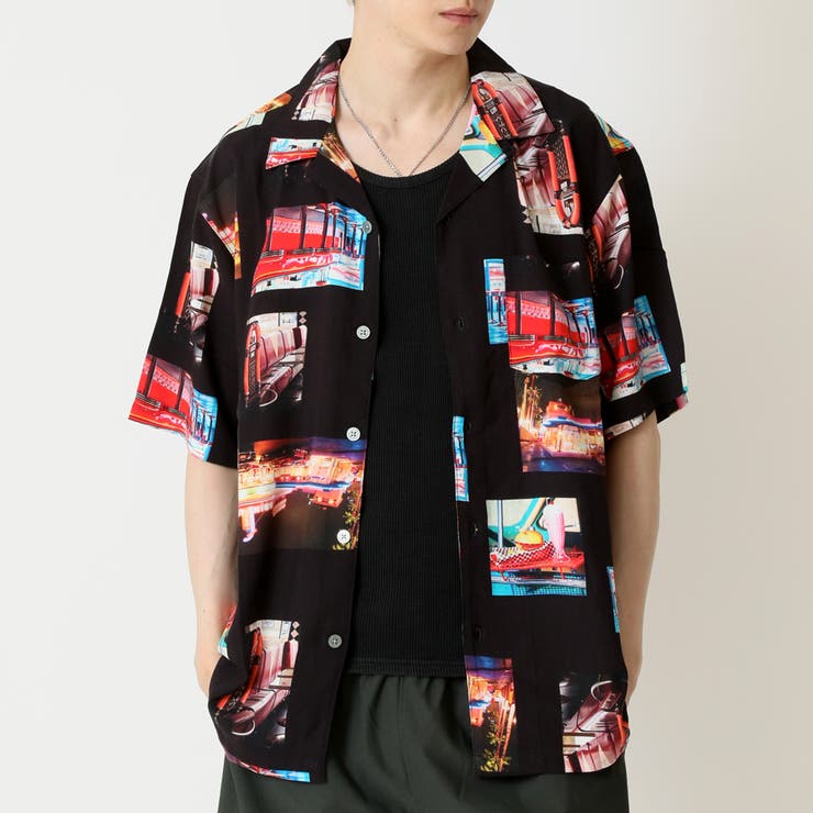 H柄 | 柄シャツ 半袖シャツ メンズ | ARCADE