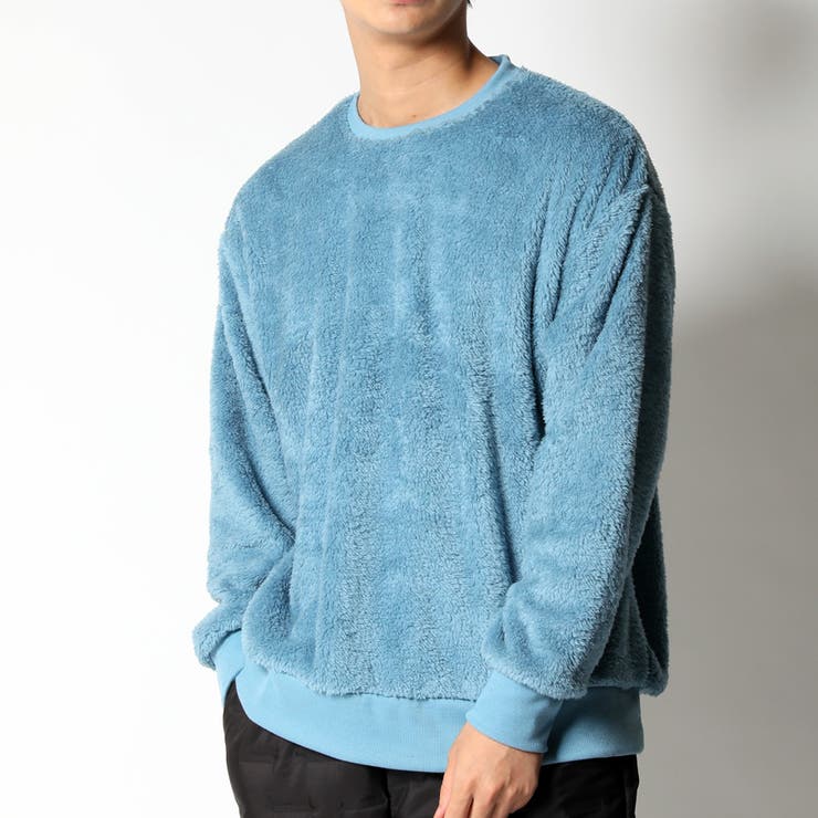 もこもこボア トレーナー メンズ[品番：RQ000009630]｜ARCADE