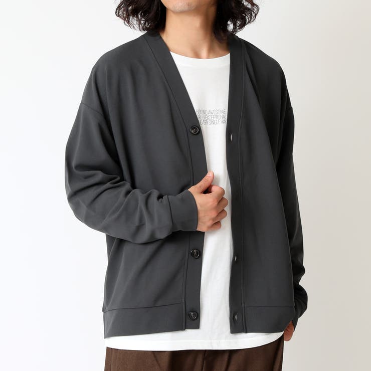 グレー | カーディガン メンズ 長袖Tシャツ | ARCADE