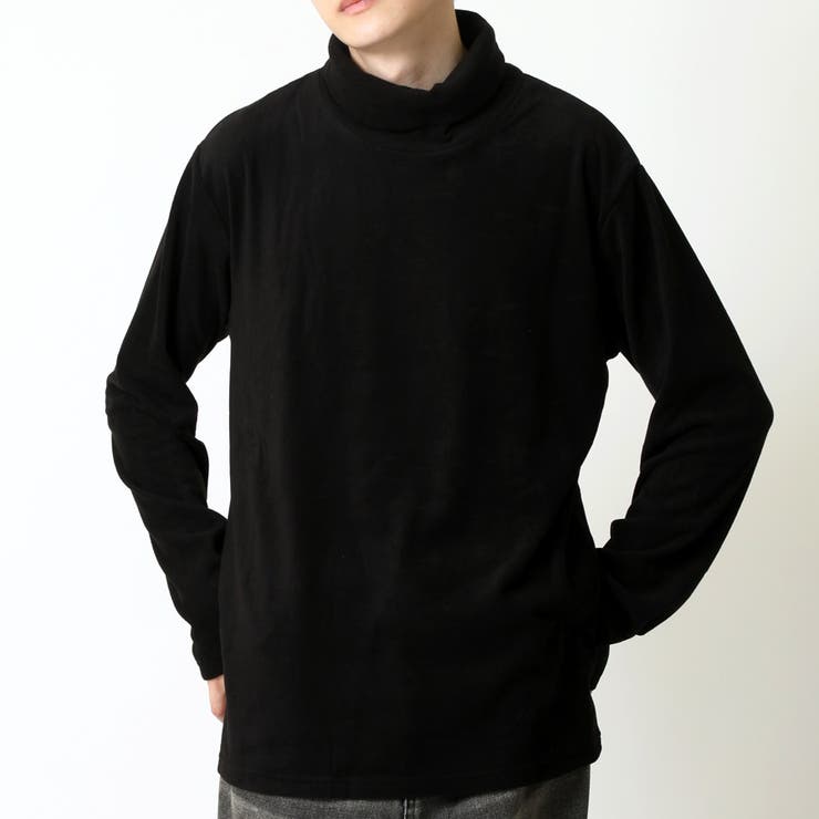 25SS 新作】MEN アウトラインWAACKYモックネック ブラック