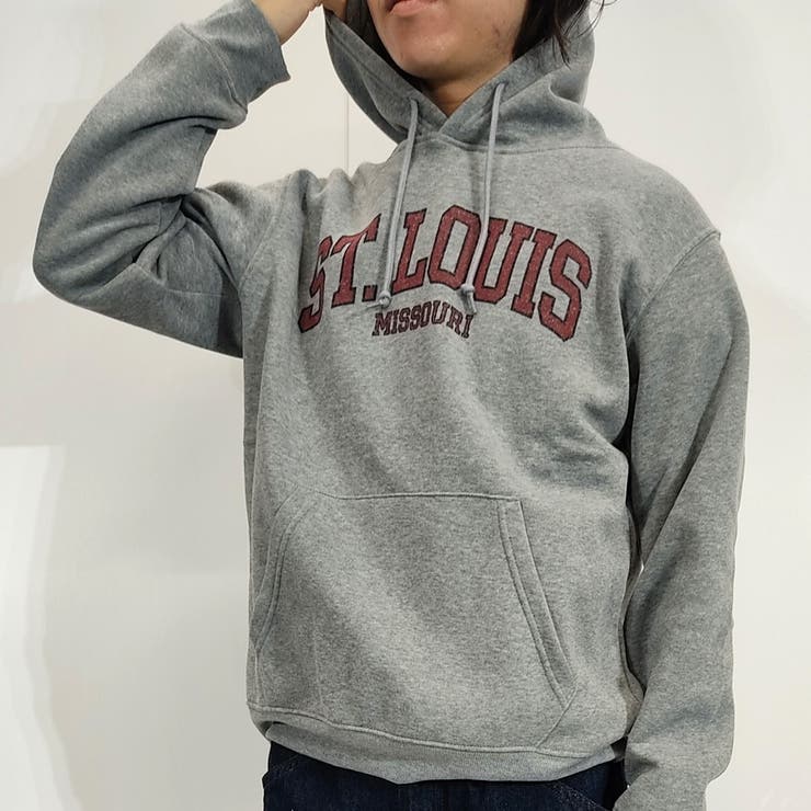 (B柄)グレー | パーカー メンズ プルパーカー | ARCADE