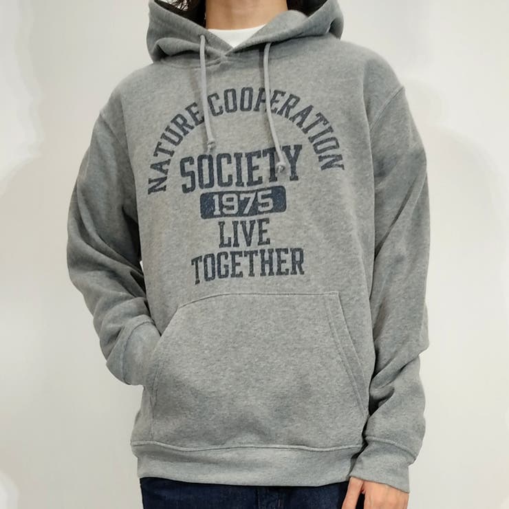 (C柄)グレー | パーカー メンズ プルパーカー | ARCADE