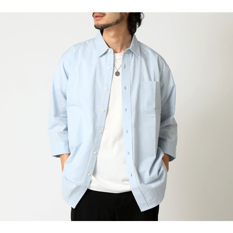 ブルー | 7分袖シャツ メンズ 春 | ARCADE