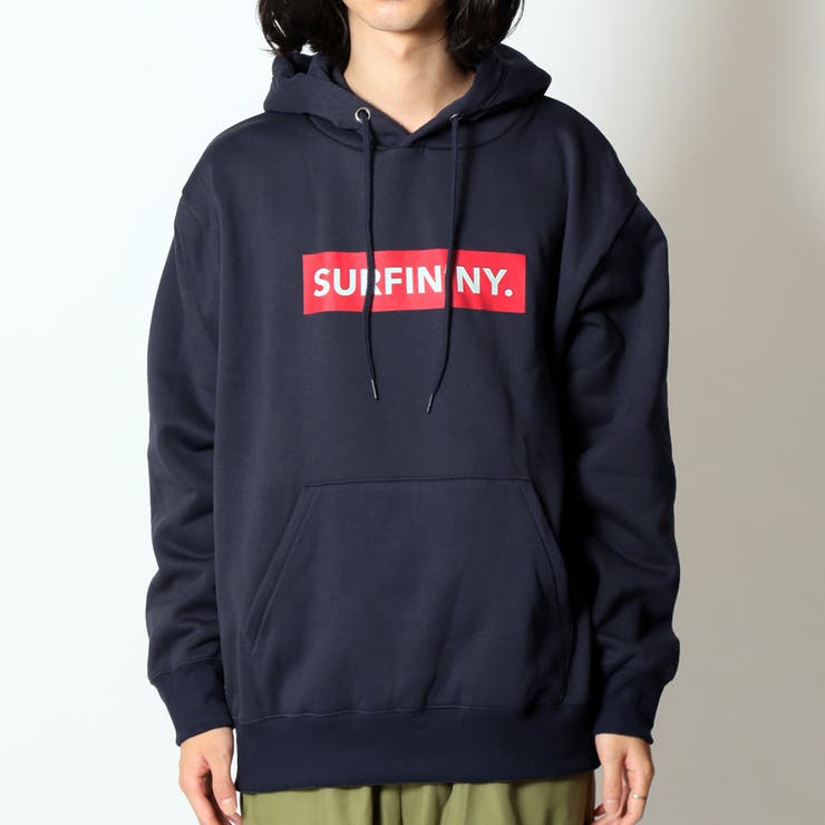 ネイビー(F柄) | 暖かい裏起毛 プルパーカー メンズ | ARCADE