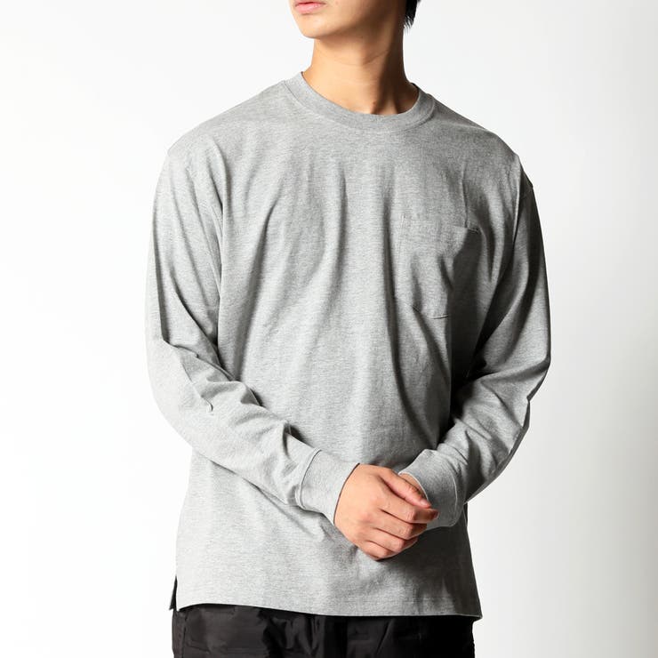 ネイビー】Tシャツ メンズ 長袖[品番：RQ000003405]｜ARCADE