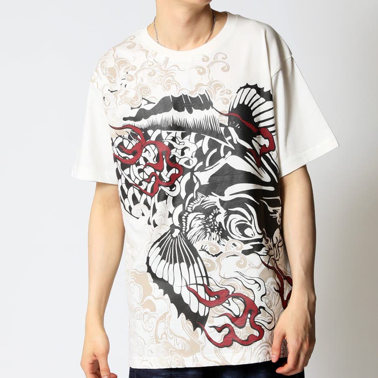 和柄 Tシャツ メンズ[品番：RQ000004200]｜ARCADE（アーケード