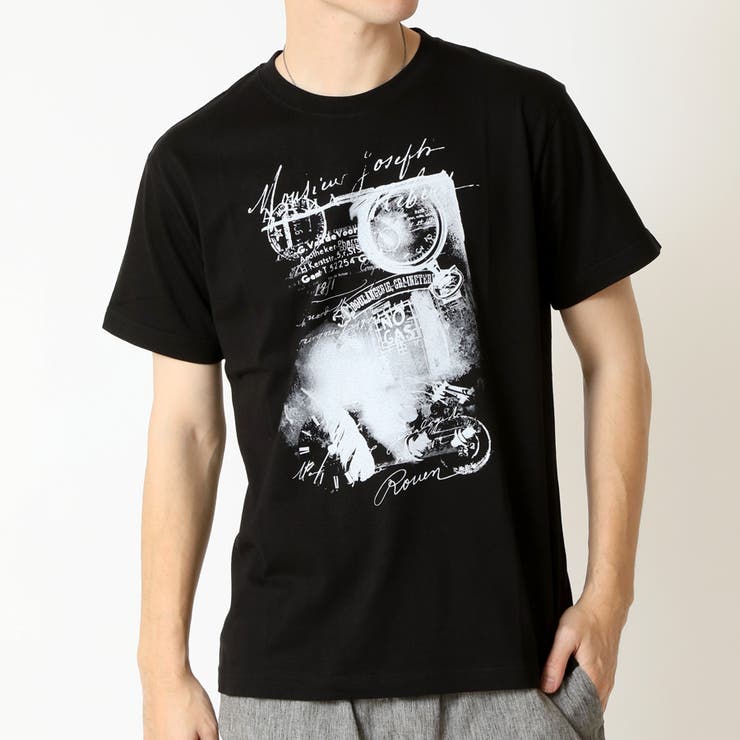 ブラック(A柄) | Tシャツ メンズ 半袖tシャツ | ARCADE