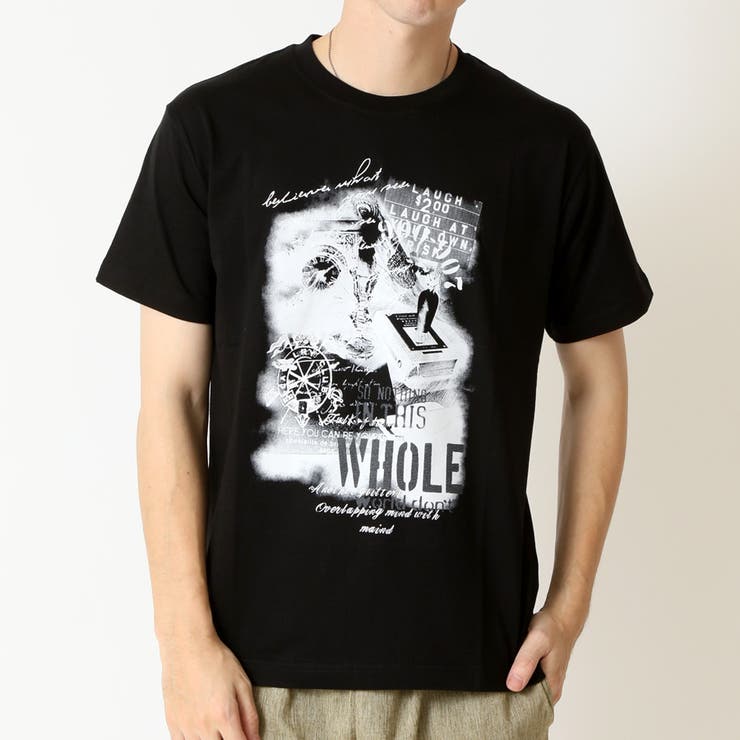 ブラック(F柄) | Tシャツ メンズ 半袖tシャツ | ARCADE