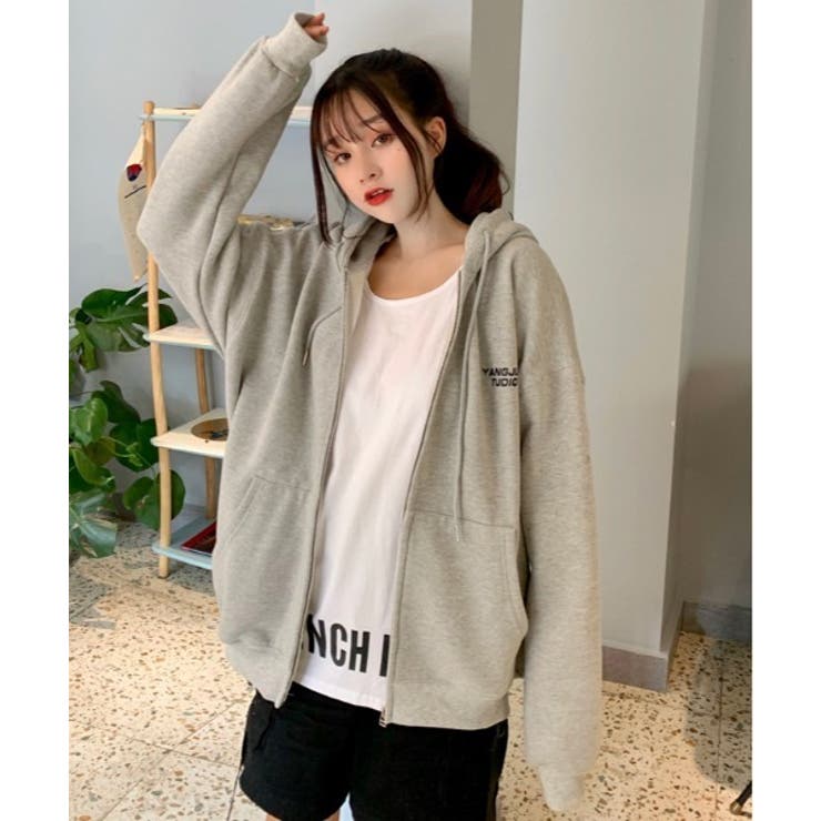 韓国風 オーバーサイズ パーカーレディース | ARCADE | 詳細画像22 