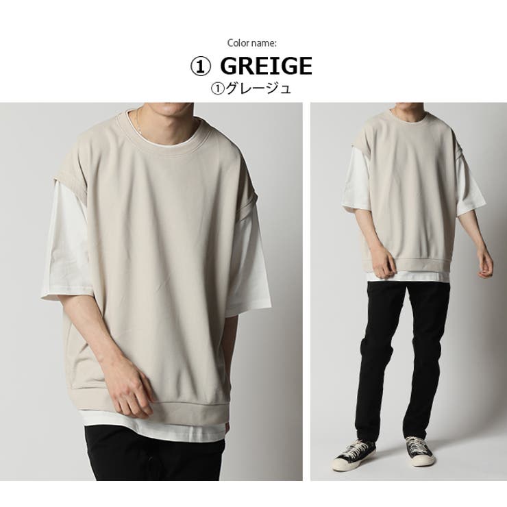 Chikashitsu + レイヤードTシャツ OUR BRAND,Chikashitsu +,TOPS | PRESSING WEB SHOP