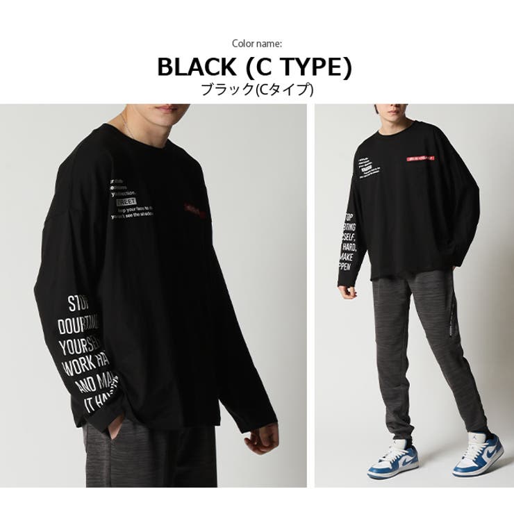 【在庫あり/即出荷可】 長袖Tシャツ バックプリント ロンt[品番：RQ000003925]｜ARCADE トップス