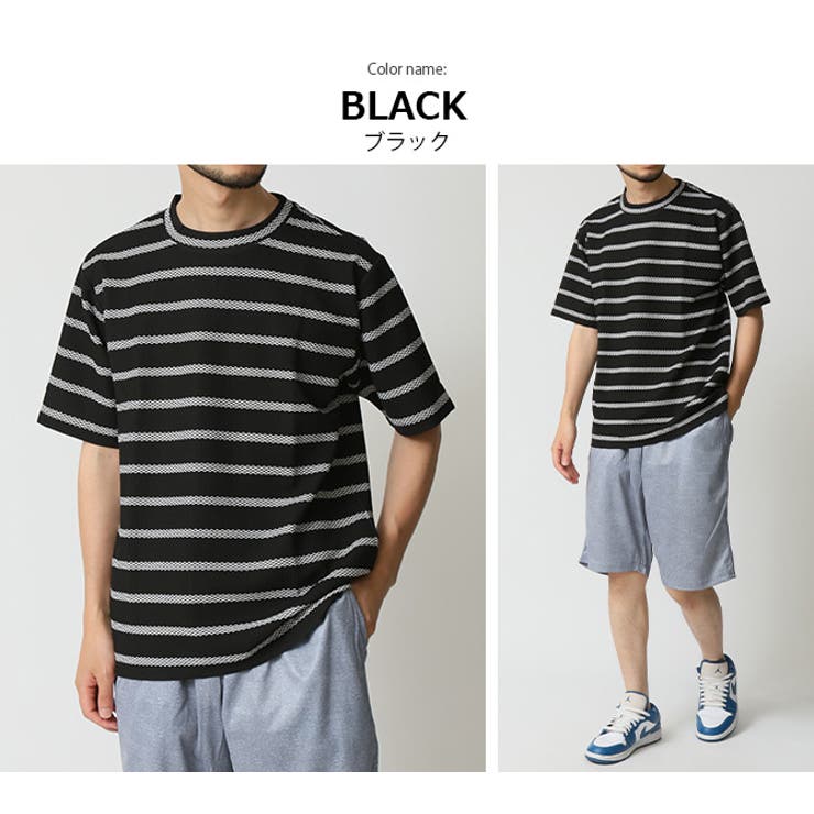ボーダーTシャツ メンズ 半袖tシャツ[品番：RQ000004233
