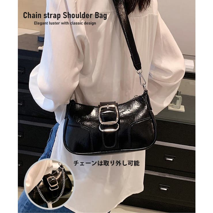 ショルダーバッグ レディース PUレザー[品番：RQ000004245