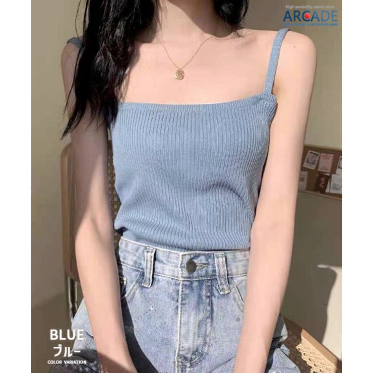 トップス キャミソール ニット | ARCADE | 詳細画像4 