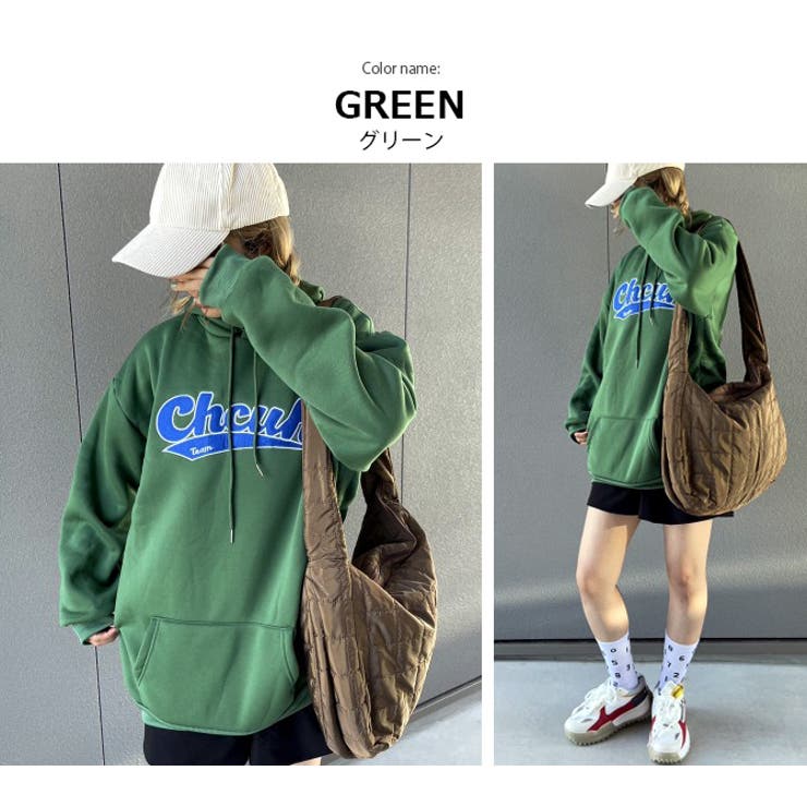 パーカー レディース オーバーサイズ[品番：RQ000004242
