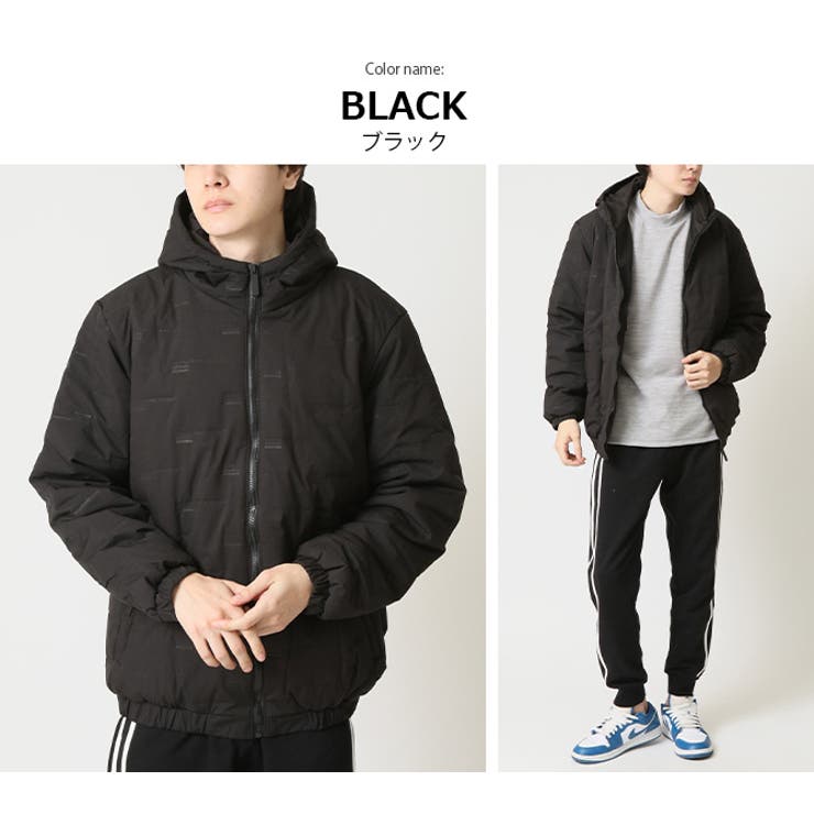 フーテッド 中綿ジャケット メンズ