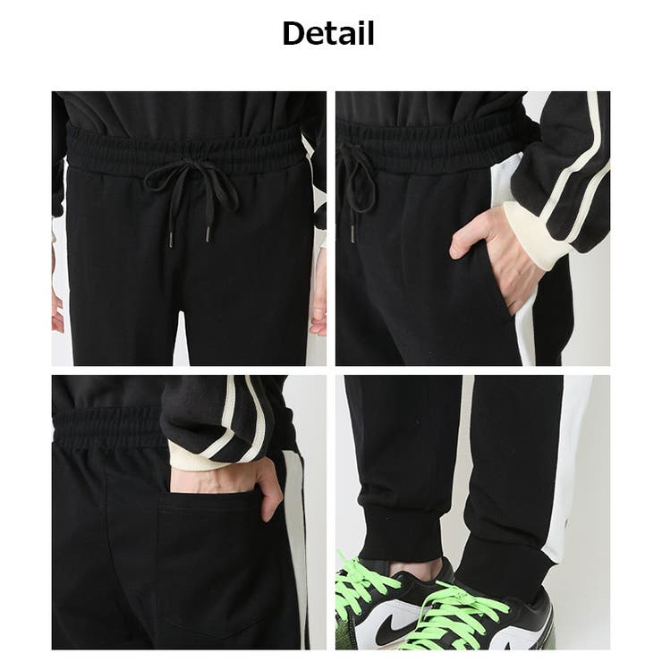 カットジョガーパンツ メンズ サイドライン | ARCADE | 詳細画像7 