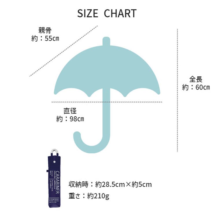 折りたたみ傘 55cm 晴雨兼用 | ARCADE | 詳細画像4 