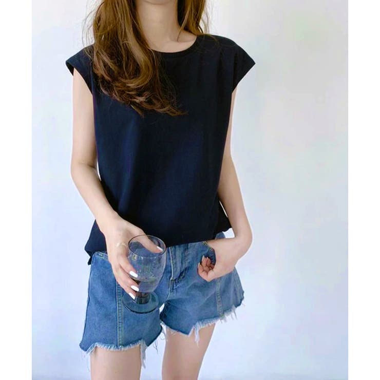 ノースリーブ レディース さらさらストレッチ ルーズシルエット タンクトップ | ARCADE | 詳細画像5 