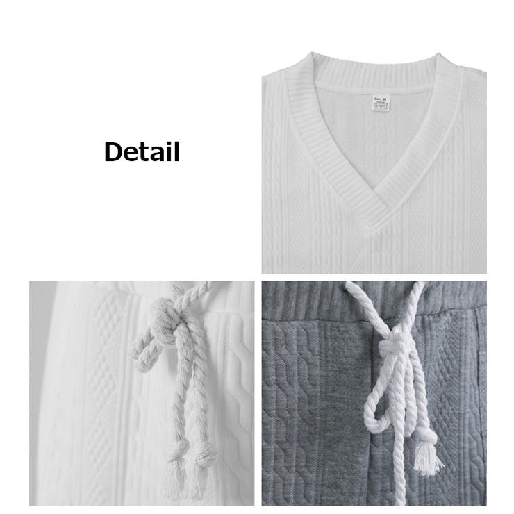 セットアップ ジャガード織り 5分袖カットソー | ARCADE | 詳細画像5 