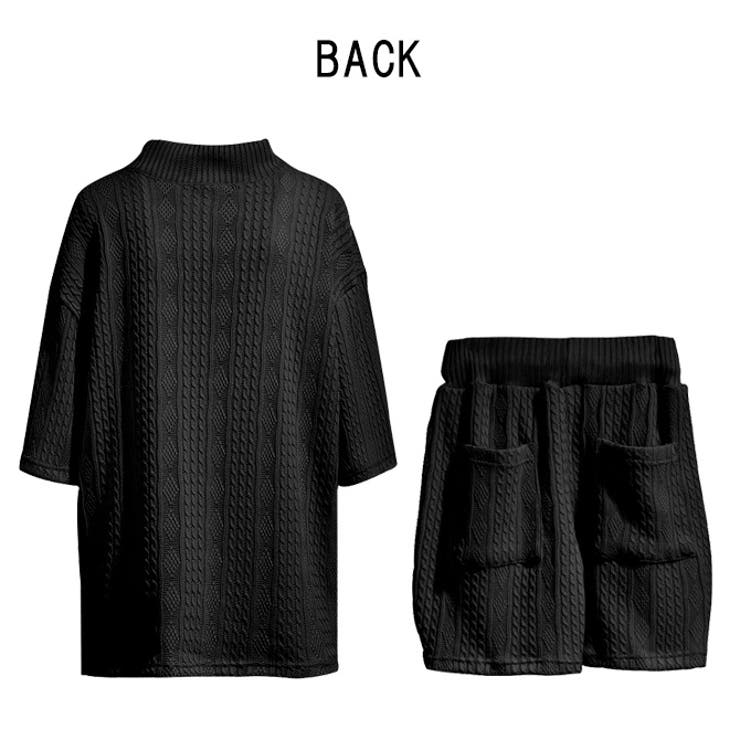 セットアップ ジャガード織り 5分袖カットソー | ARCADE | 詳細画像7 