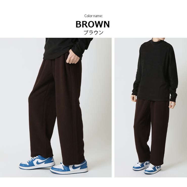 コーデュロイ 暖かい裏フリースパンツ なめらかふわふわ | ARCADE | 詳細画像12 