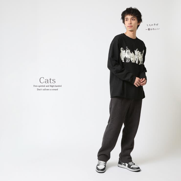 度詰め天竺 長袖Tシャツ アニマル前後 | ARCADE | 詳細画像6 