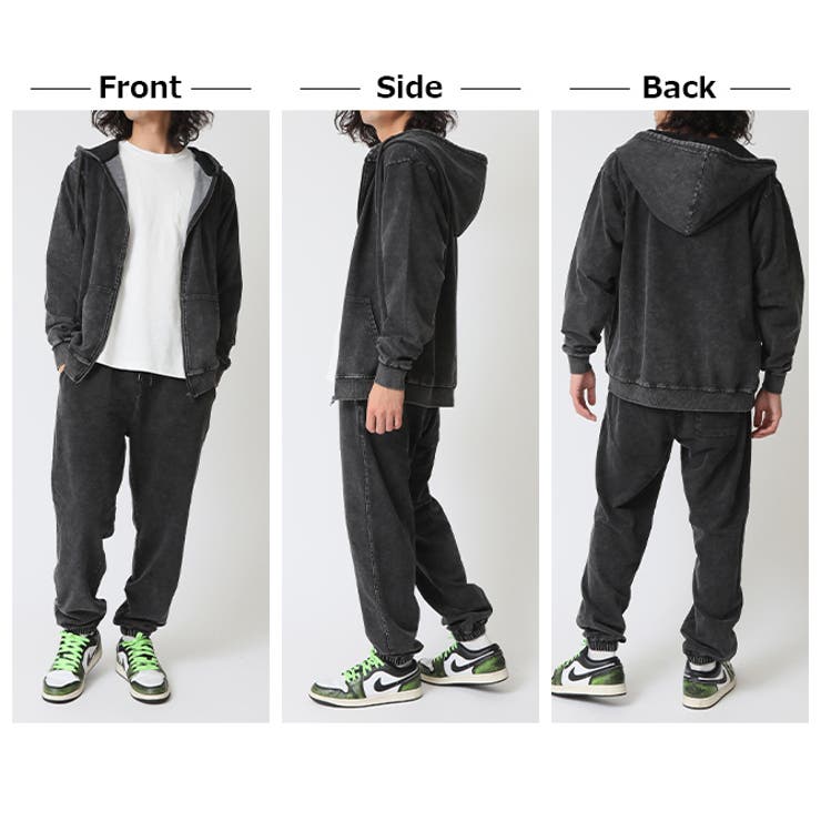 セットアップ メンズ カットデニムジップパーカー | ARCADE | 詳細画像6 