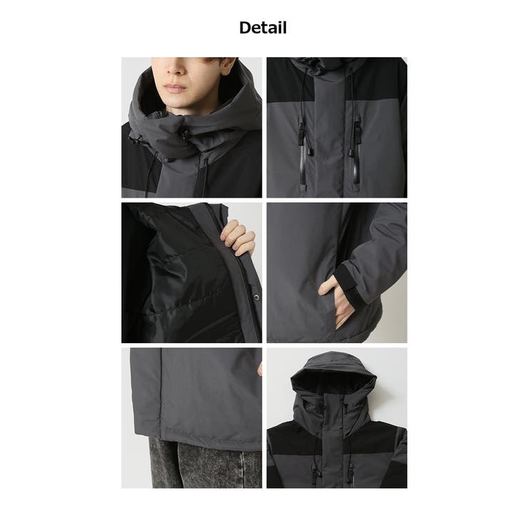 ダウンジャケット メンズ ファイバーダウンジャケット | ARCADE | 詳細画像8 