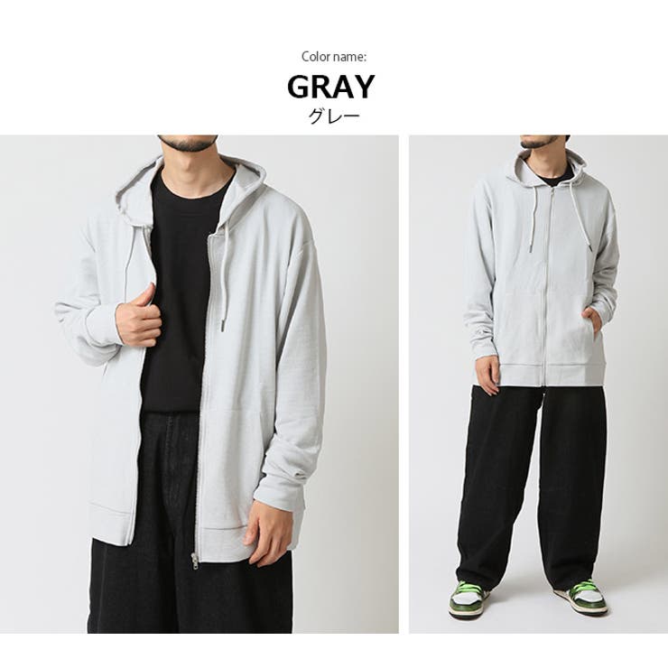 ジップアップパーカー メンズ 無地パーカー オットマンコットン ZIPパーカー | ARCADE | 詳細画像10 