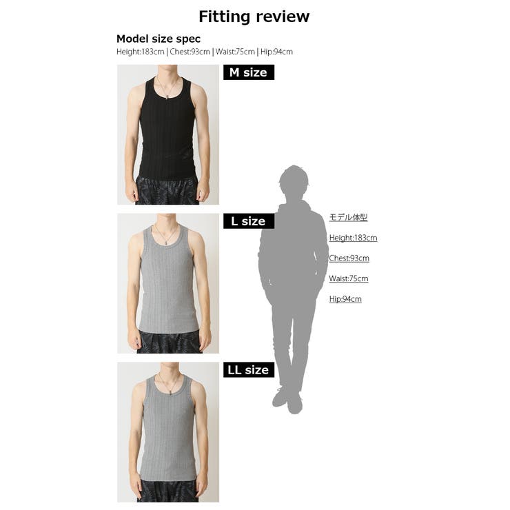 タンクトップ メンズ コットン | ARCADE | 詳細画像7 