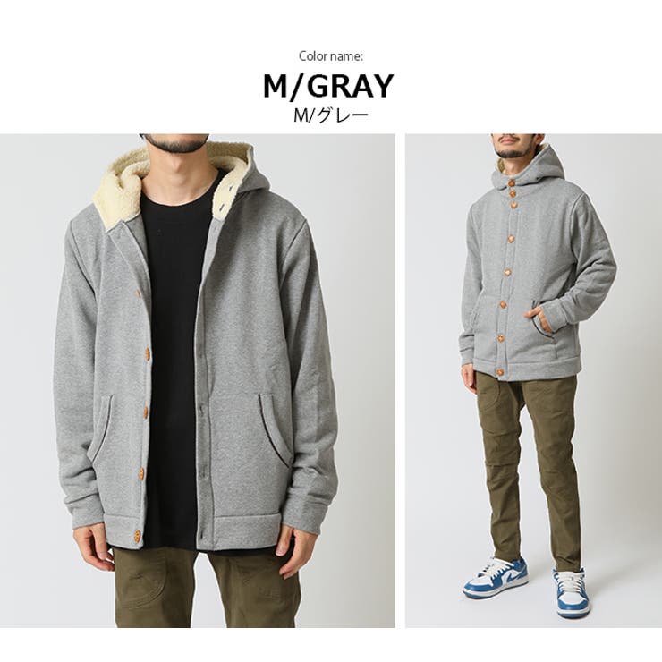 裏起毛 パーカー メンズ | ARCADE | 詳細画像13 