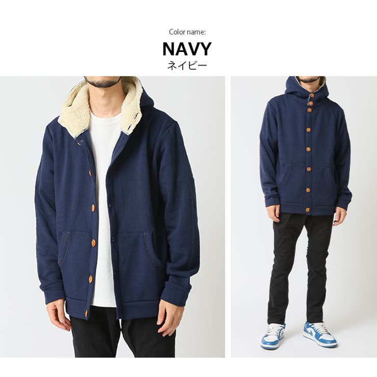 裏起毛 パーカー メンズ | ARCADE | 詳細画像14 