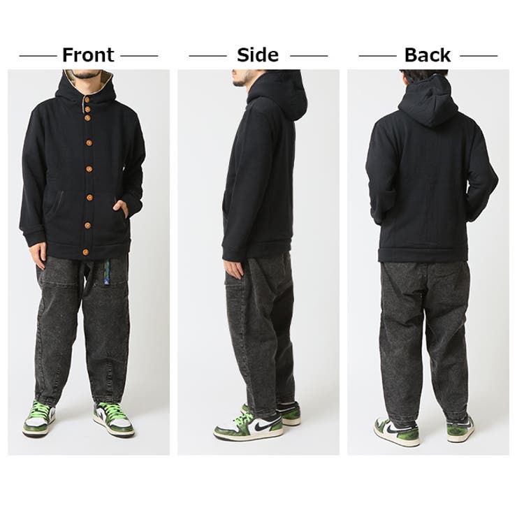 裏起毛 パーカー メンズ | ARCADE | 詳細画像7 