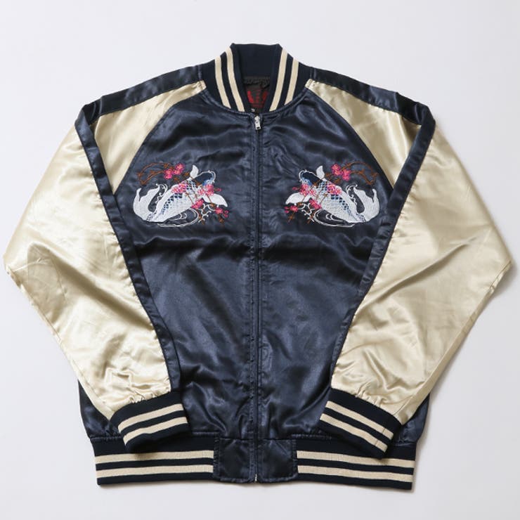 スカジャン メンズ サテンジャンパー | ARCADE | 詳細画像6 