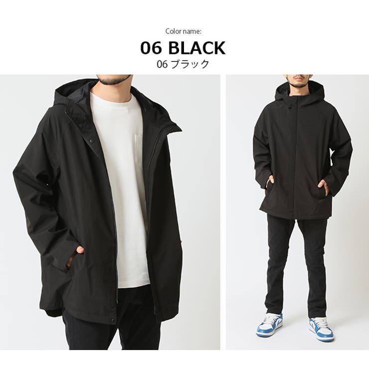 OHOTORO ブラック　ハーフコート ohotoro ハーフコート