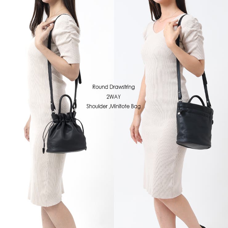 巾着バッグ ショルダーバッグ 2way | ARCADE | 詳細画像5 