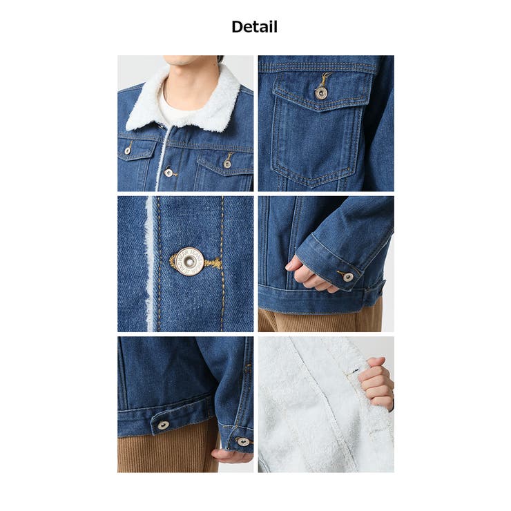 ボアジャケット メンズ ボアアウター | ARCADE | 詳細画像9 