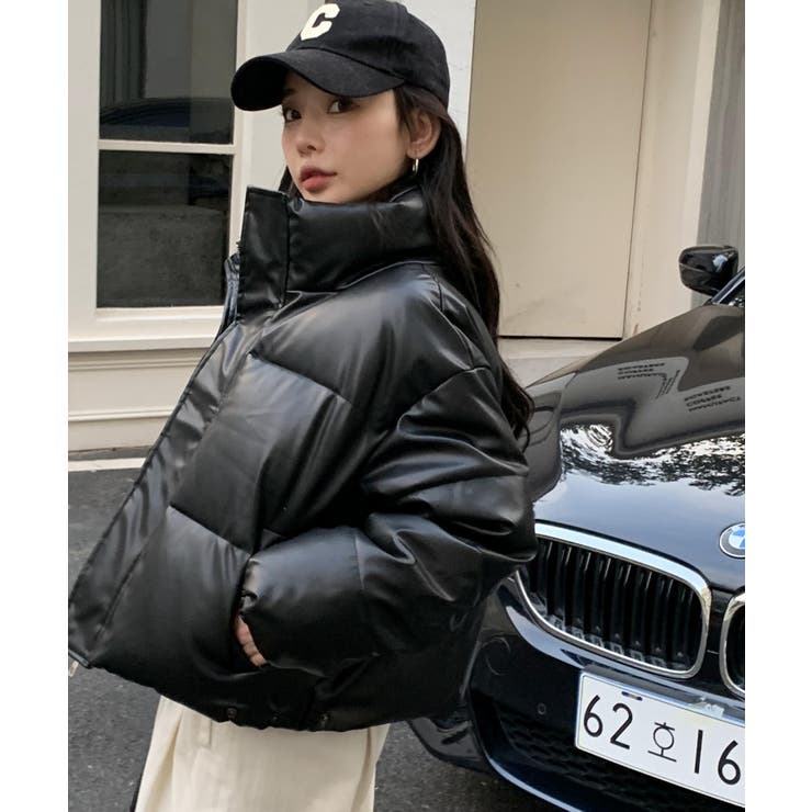 オーバーサイズ ショート丈 レザージャケット | ARCADE | 詳細画像15 