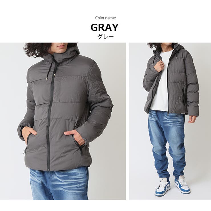 中綿ジャケット メンズ 横キルト[品番：RQ000009639]｜ARCADE