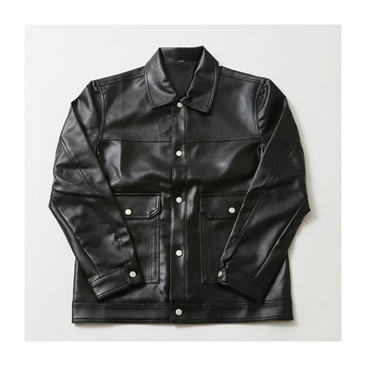 フェイクレザージャケット メンズ ミリタリージャケット | ARCADE | 詳細画像6 