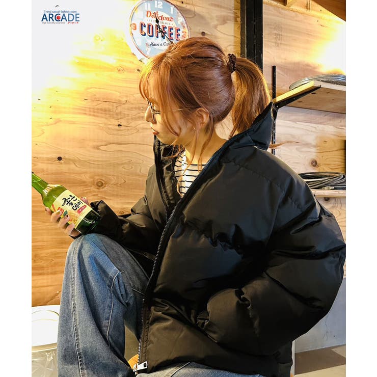 絶妙なボリューム感 ファイバーダウンジャケット 韓国 | ARCADE | 詳細画像1 