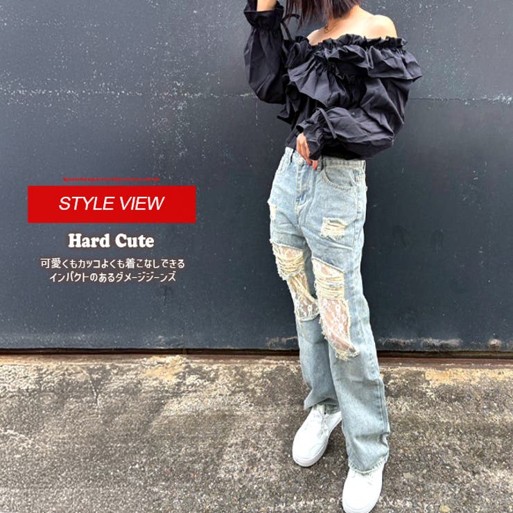 デニム レディース ダメージジーンズ | ARCADE | 詳細画像3 
