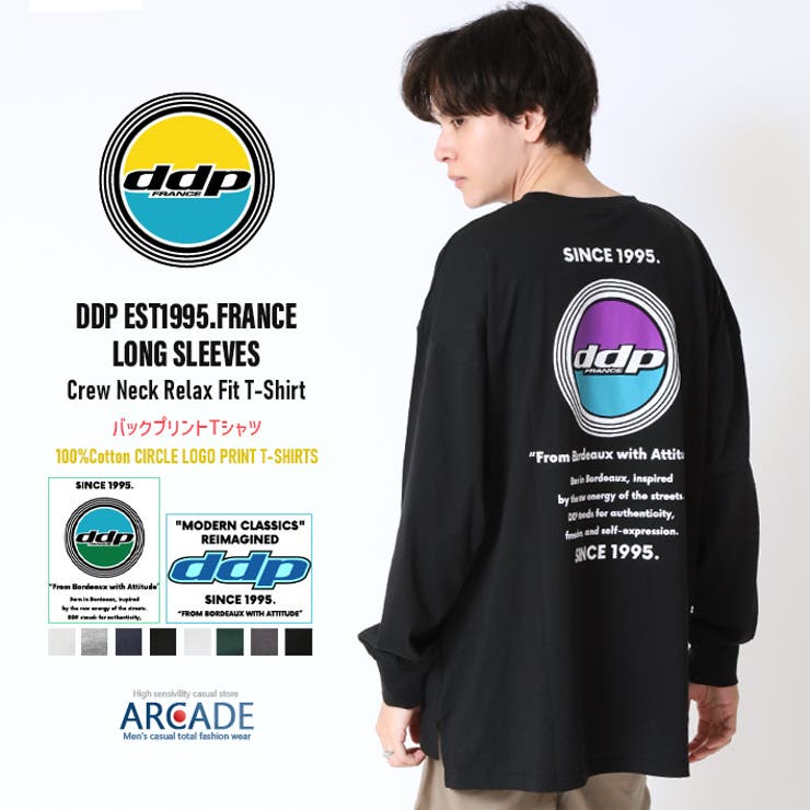 DDP メンズ 長袖Tシャツ | ARCADE | 詳細画像1 