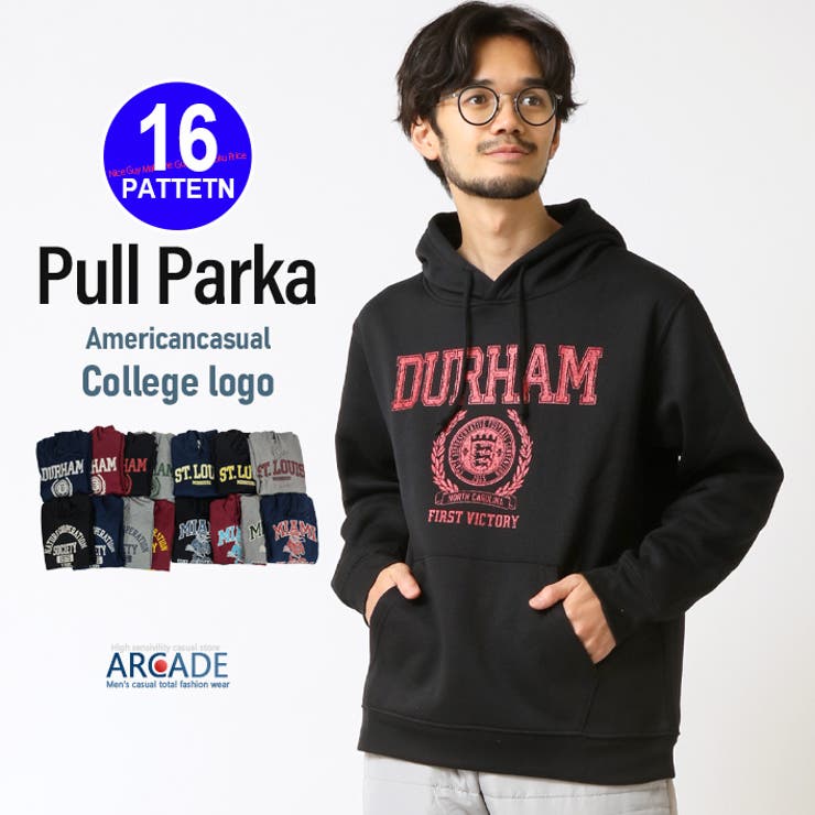 パーカー メンズ プルパーカー | ARCADE | 詳細画像1 