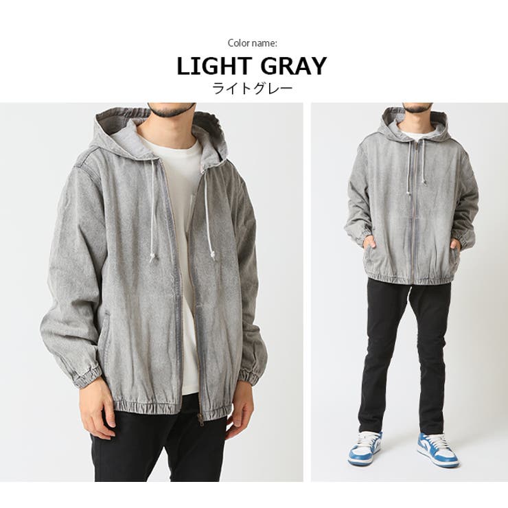 デニムパーカー メンズ ゆったりパーカー | ARCADE | 詳細画像11 