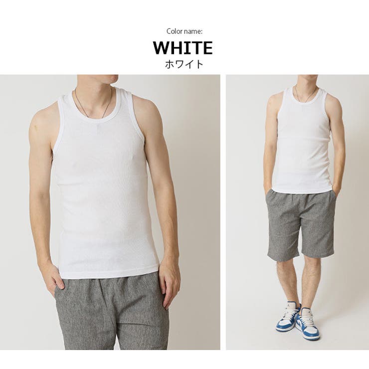 タンクトップ メンズ コットン | ARCADE | 詳細画像14 