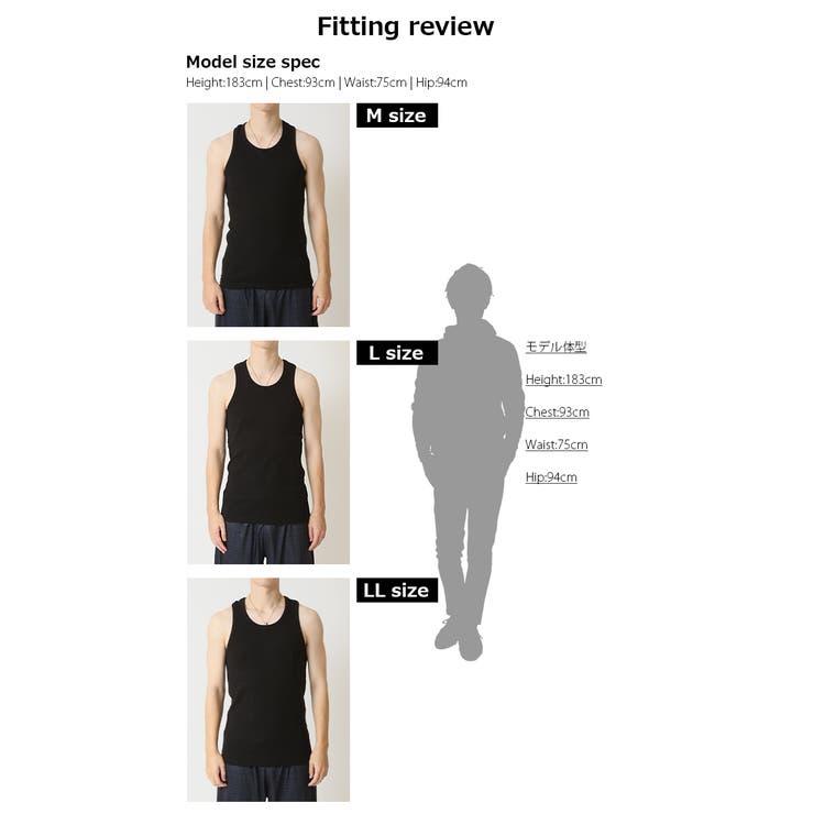 タンクトップ メンズ コットン | ARCADE | 詳細画像7 