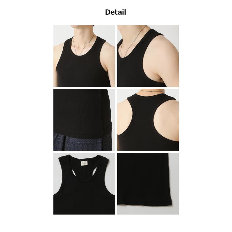 タンクトップ メンズ コットン | ARCADE | 詳細画像8 